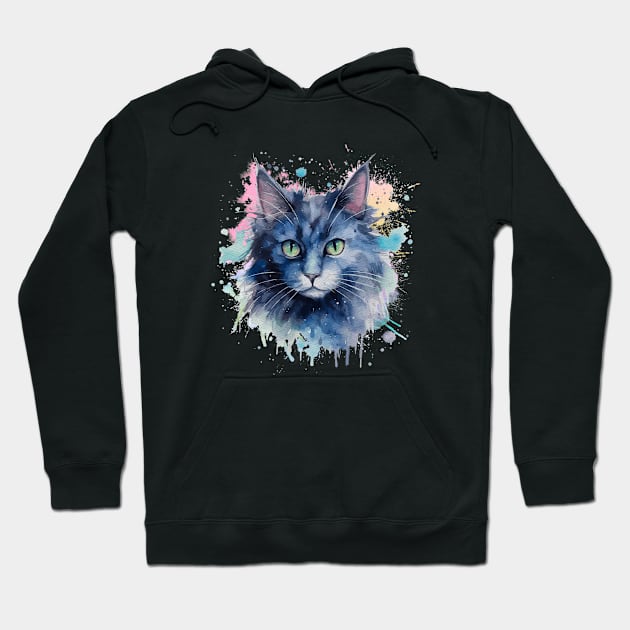 Cat Splash Hoodie by P.E. Fireisland